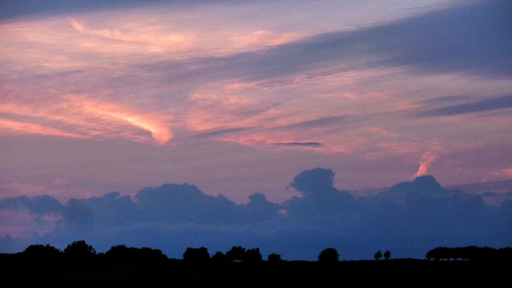 Wednesday June 26th (2013) sky like a volcano align=