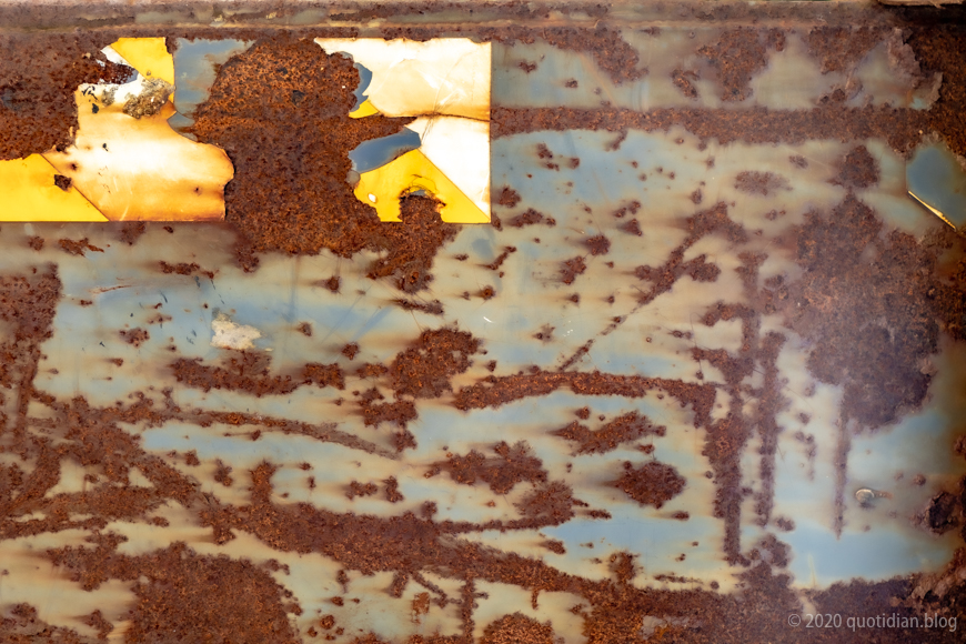 Sunday July 26th (2020) rusty textural align=