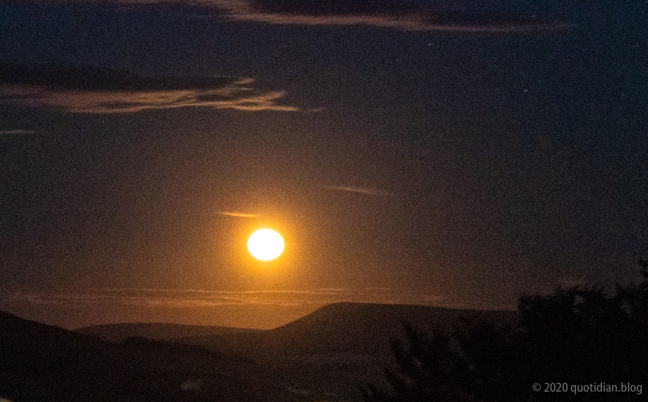 Wednesday August 5th (2020) moonlit landscape align=