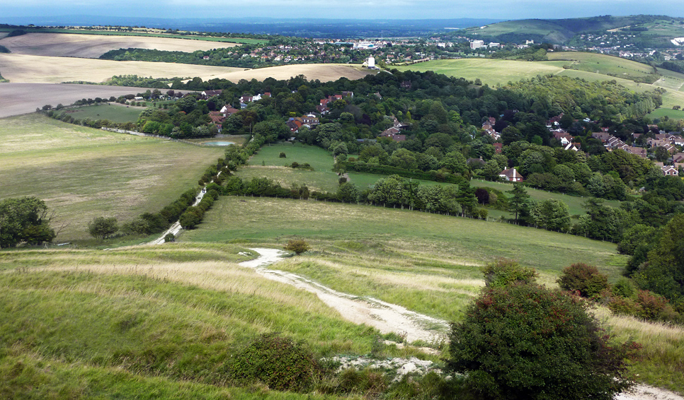 Saturday August 21st (2010) lewes from kingston ridge align=