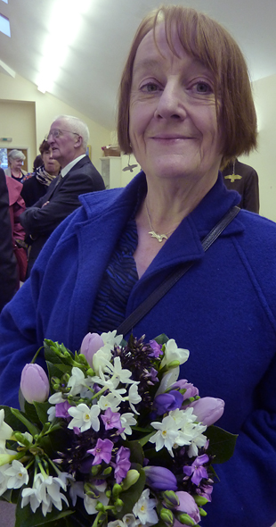 Thursday December 4th (2014) Lucy and bouquet. align=