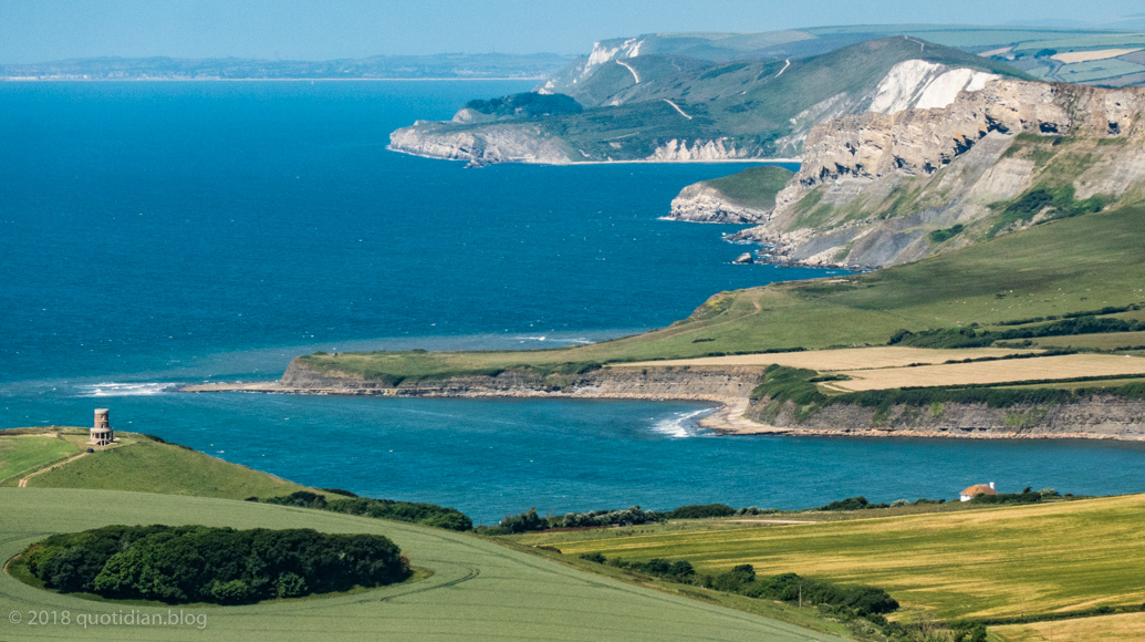 Sunday June 17th (2018) kimmeridge bay from swyre head align=