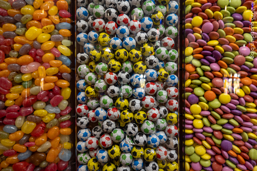 Monday August 18th (2025) jelly beans footballs smarties align=