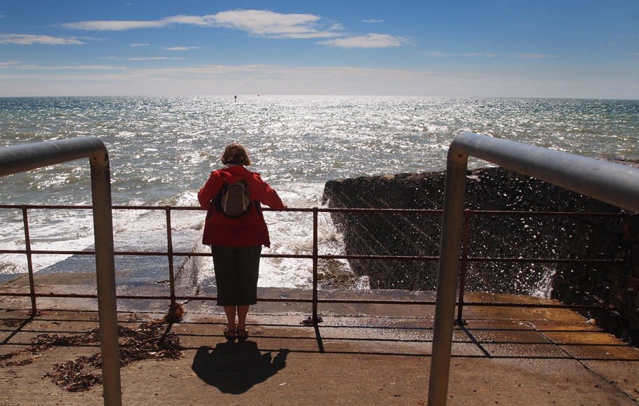 Monday August 12th (2013) looking out to sea align=