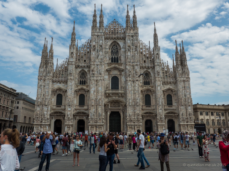 Sunday July 26th (2015) another day at the duomo align=