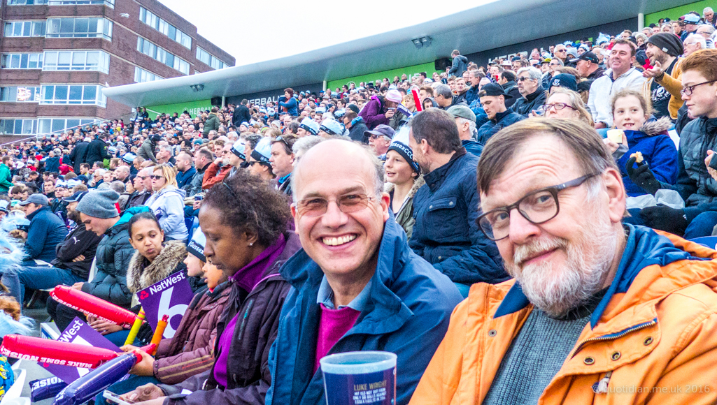 Wednesday June 1st (2016) andrew and steve in the crowd align=