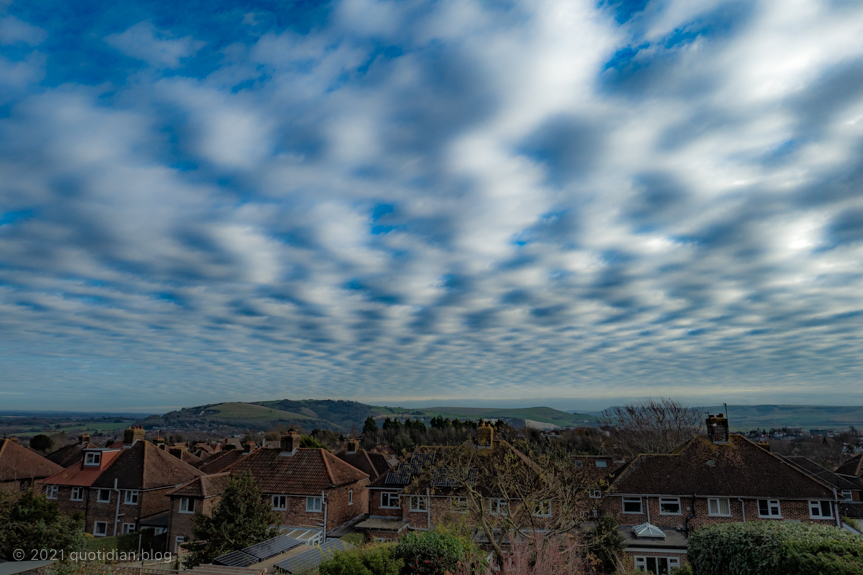 Wednesday November 24th (2021) even cloud distribution align=