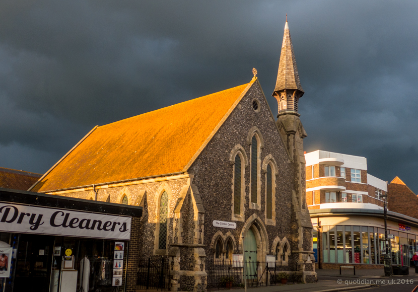 Thursday April 28th (2016) dark sky orange roof align=