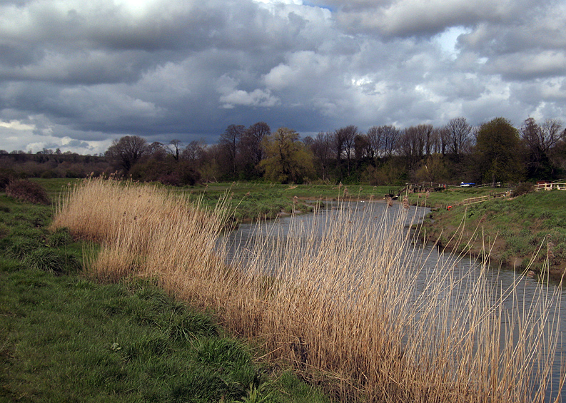 Sunday April 13th (2008) a bend on the  ouse align=
