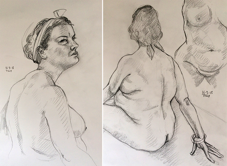 Friday March 16th (2018) life drawing friday align=