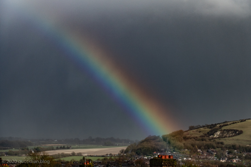 Monday March 30th (2020) rainbow align=