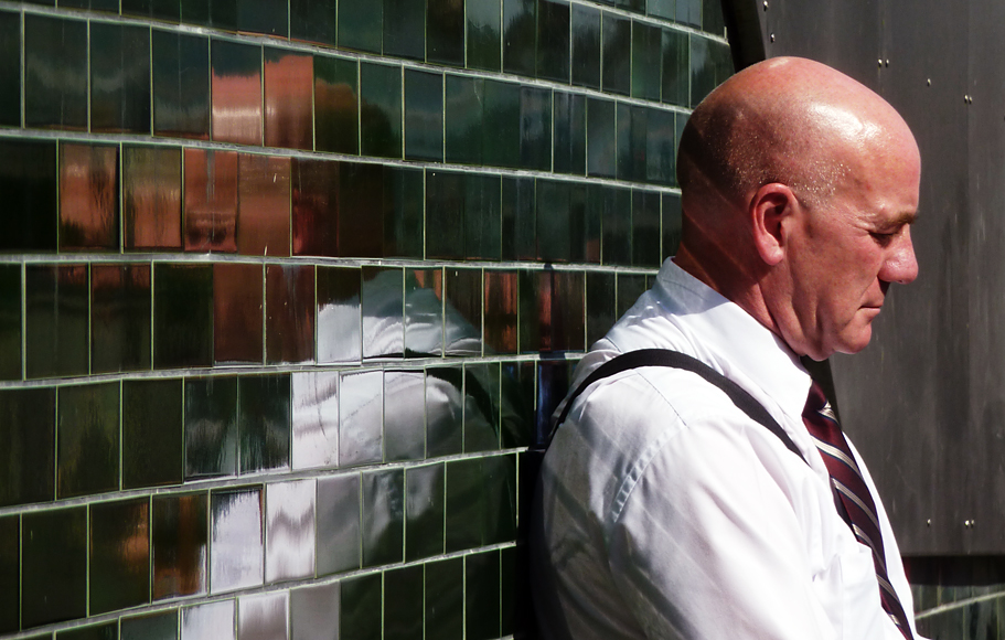 Tuesday July 15th (2014) east croydon reflection (person) align=