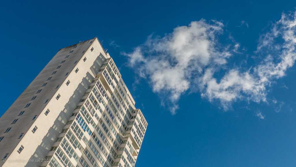 Thursday February 18th (2016) tower block and cloud align=