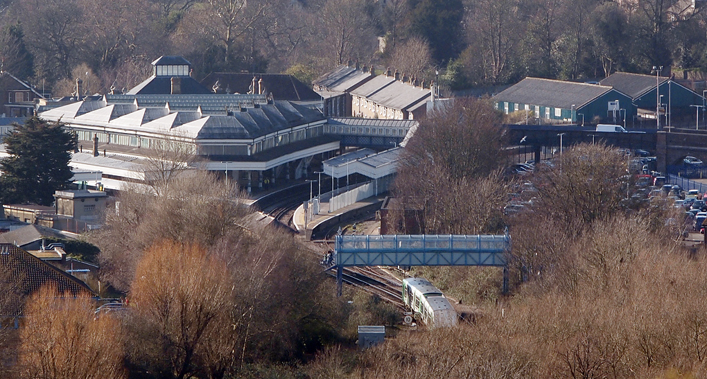 Monday February 27th (2012) approach of the brighton train align=