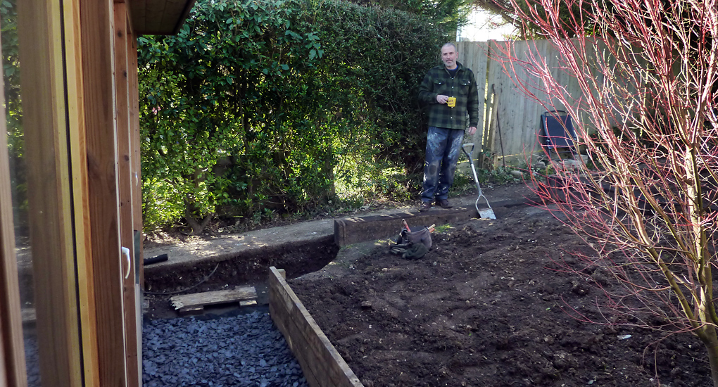 Friday February 8th (2013) garden work phase two align=