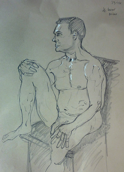 Thursday January 23rd (2014) life drawing thursday align=