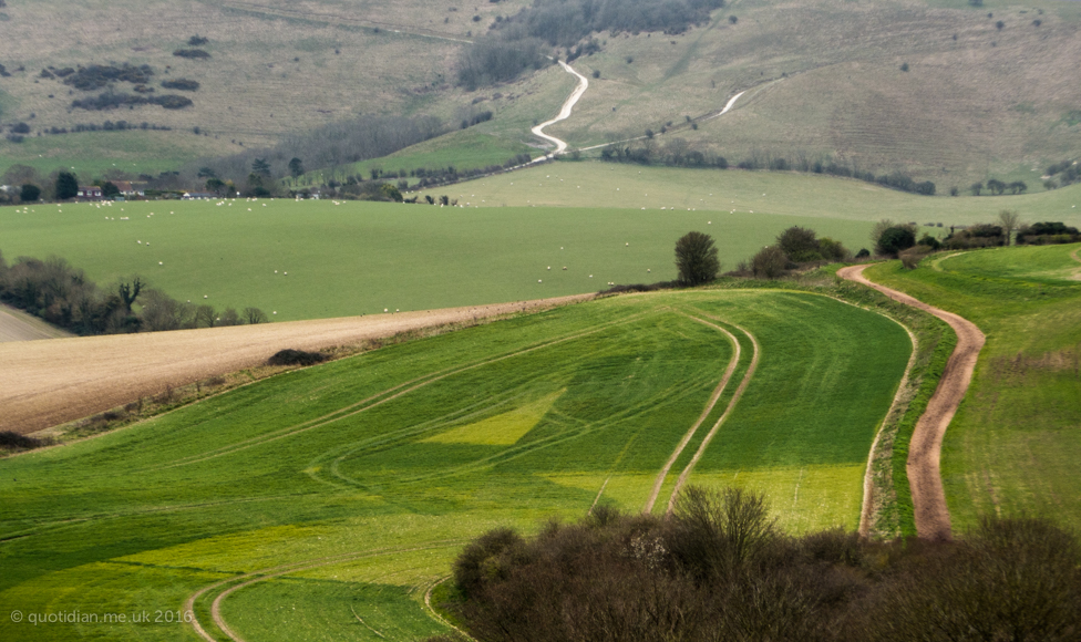 Monday April 4th (2016) chalky path align=