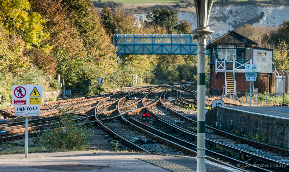 Wednesday November 2nd (2016) lewes station approach align=