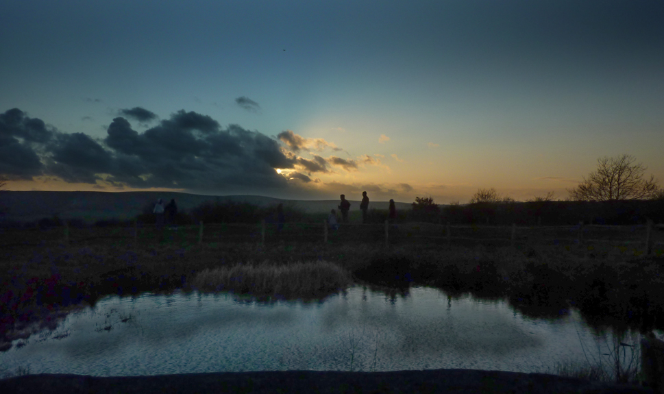 Monday January 2nd (2012) sunset at the pond align=