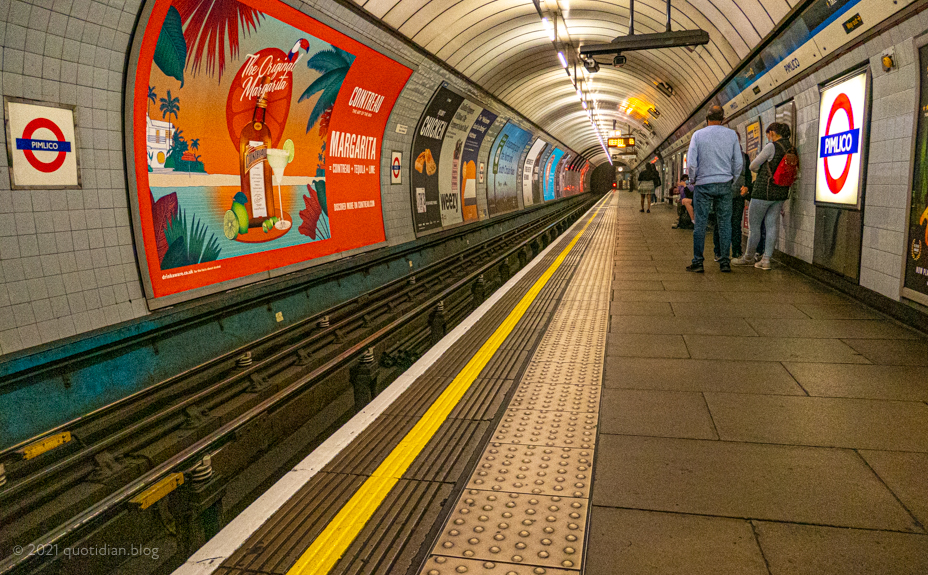 Wednesday August 18th (2021) on the tube again align=