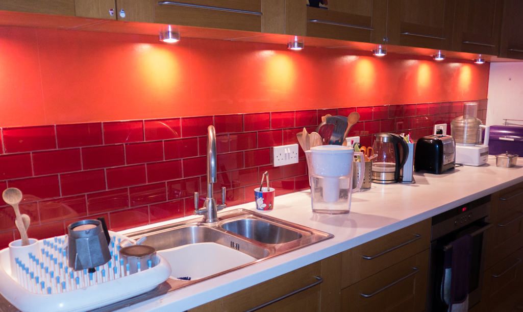 Friday February 13th (2015) new glass tile splashback align=