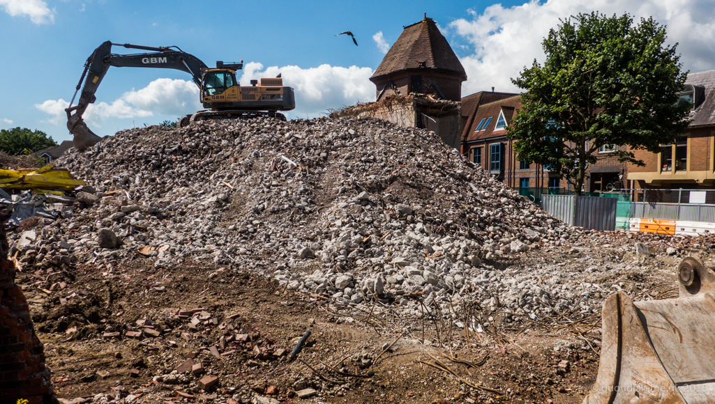 Saturday July 25th (2015) one tower left standing align=