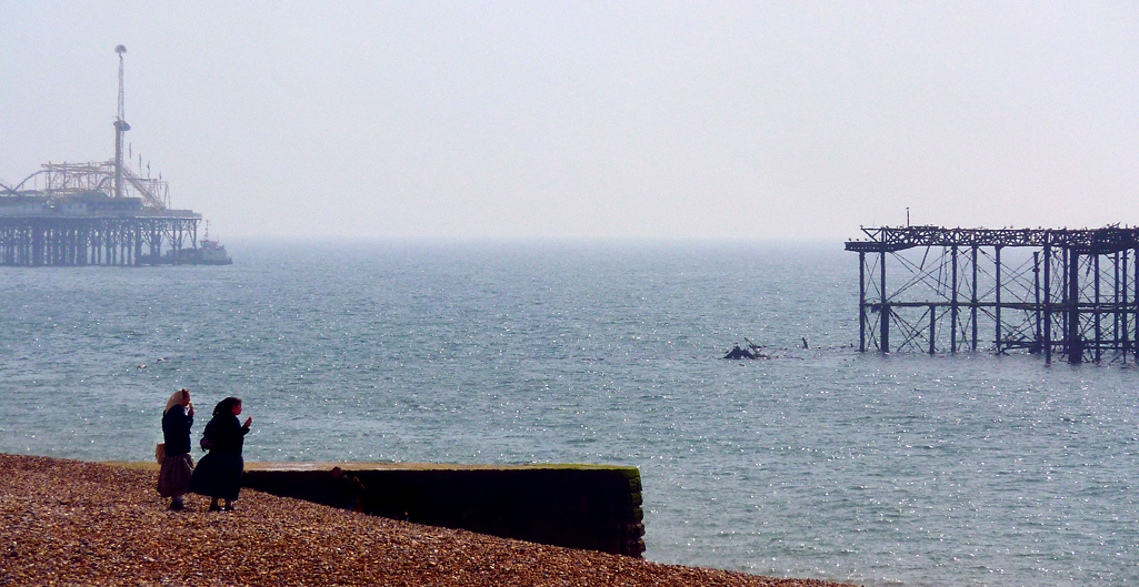 Wednesday April 23rd (2014) two figures two piers align=