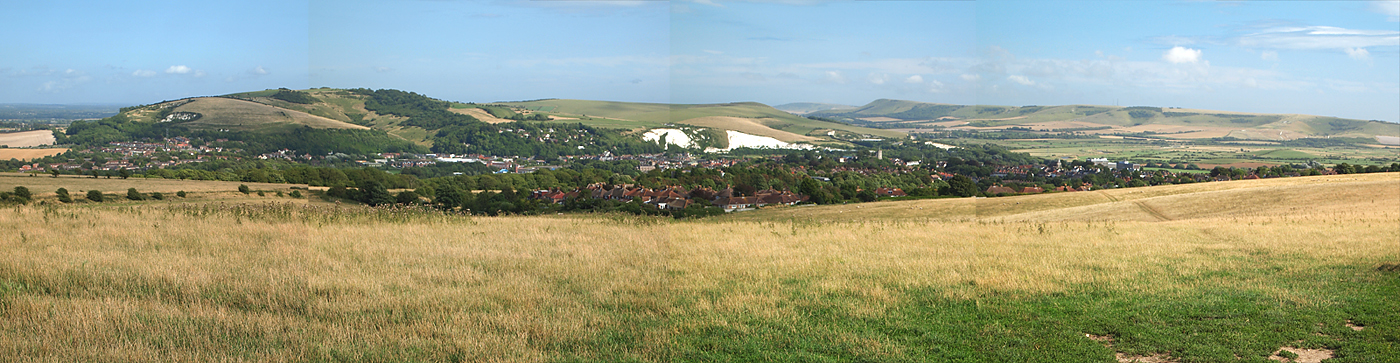 Monday August 19th (2013) panorama from lewes racecourse align=