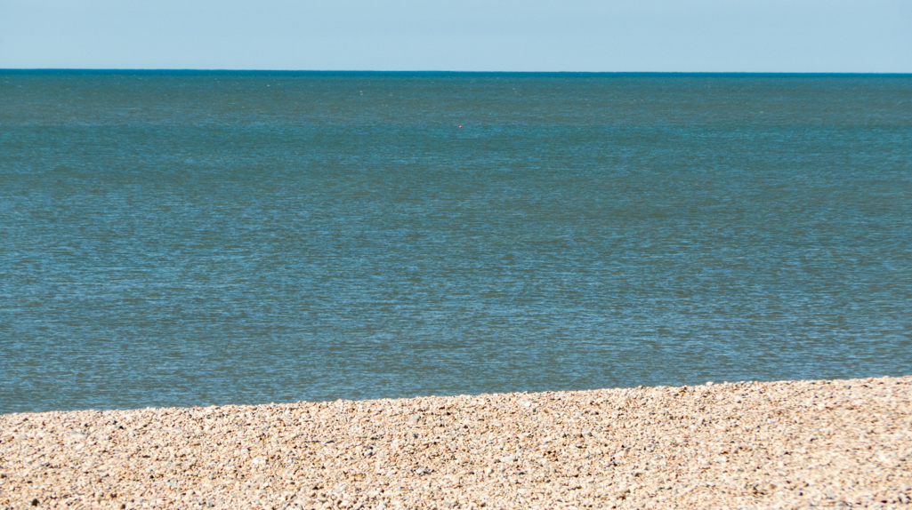 Monday April 20th (2015) sky, sea and ... pebbles  align=