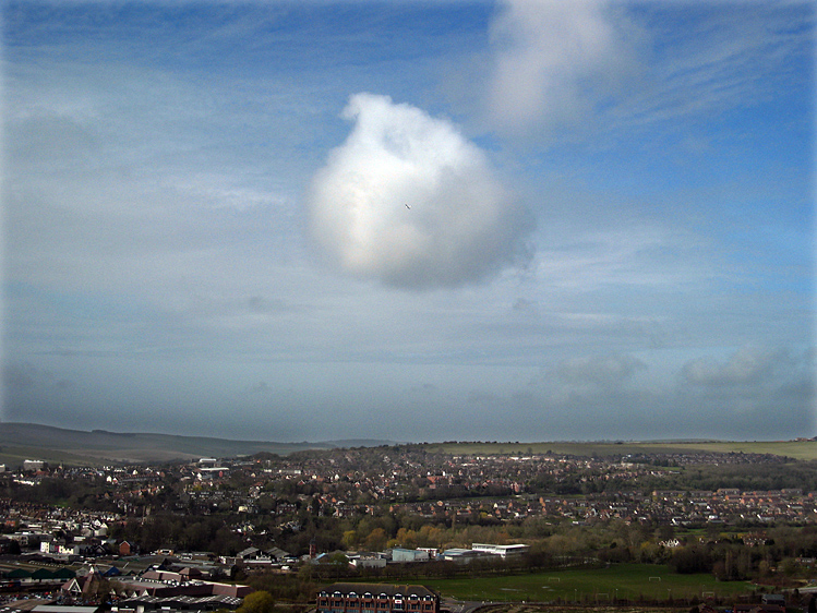 Monday March 31st (2008)  a strange cloud hangs over the town... align=