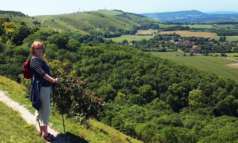 Sunday June 26th (2011) walking round devils dyke align=