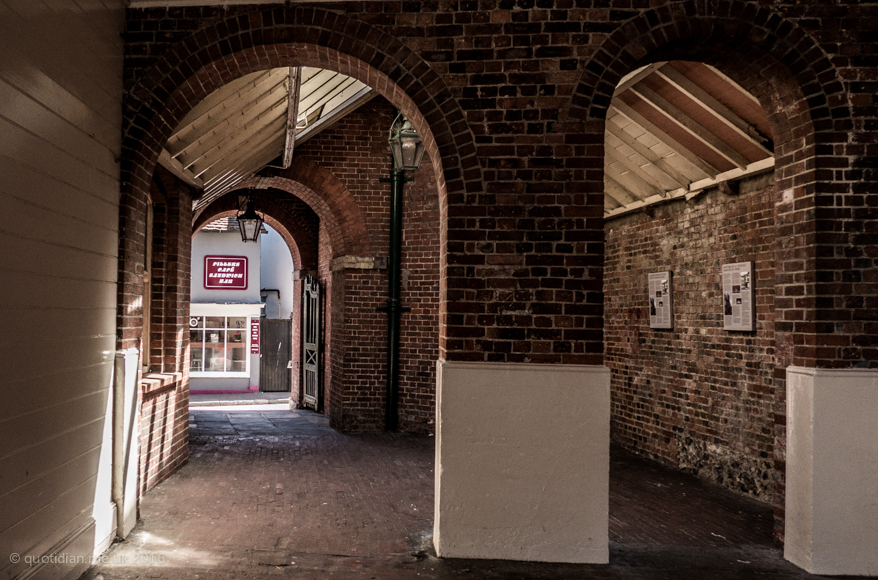 Sunday July 17th (2016) underneath market tower align=