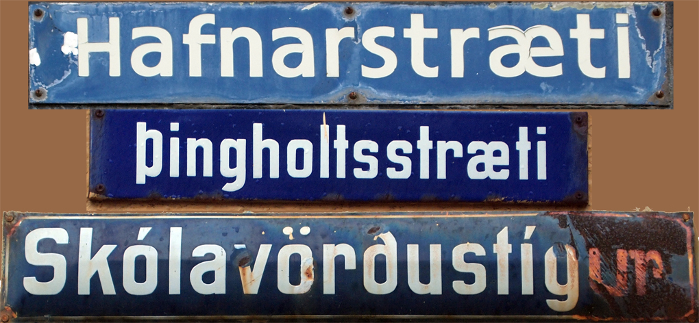 Wednesday December 4th (2013) icelandic street names align=