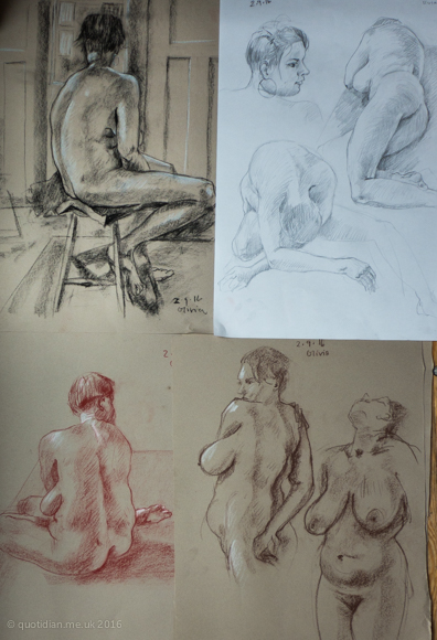 Friday September 2nd (2016) life drawing friday align=