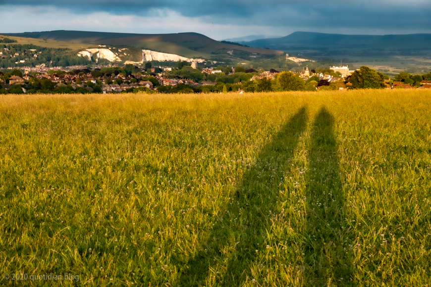 Thursday June 18th (2020) our long shadows align=