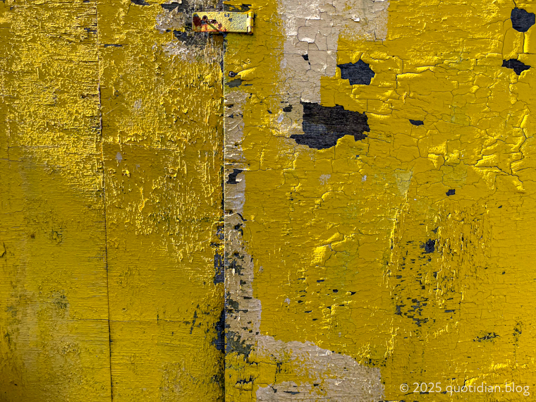 Thursday September 25th (2025) …and it was called yellow