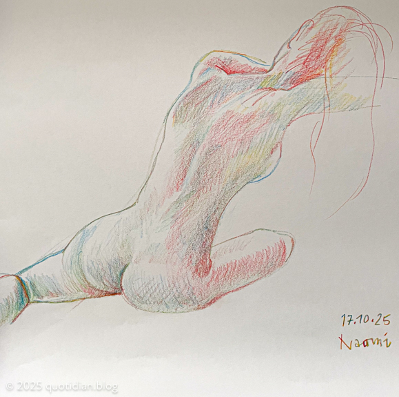 Friday October 17th (2025) multi coloured pencil effect align=