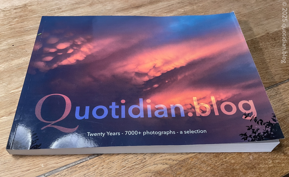 Saturday November 1st (2025) the proof has arrived...