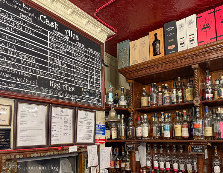 Thursday November 27th (2025) a fine selection of beer and whisky align=