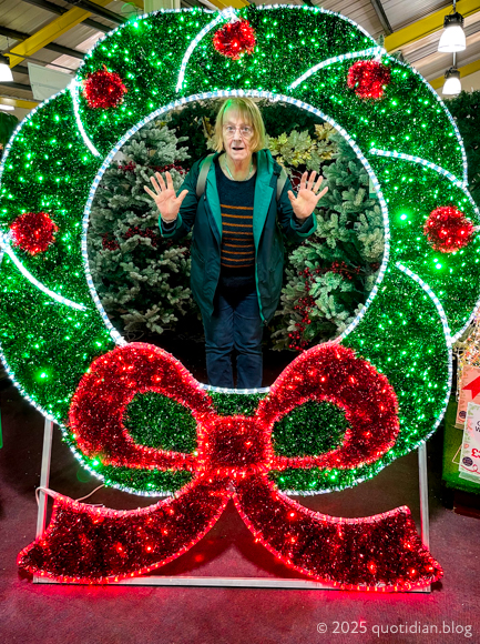 Sunday October 19th (2025) garden centre christmas