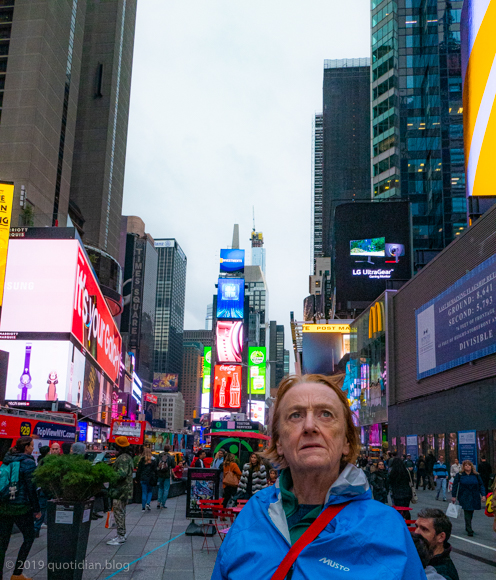 Wednesday October 9th (2019) times square align=