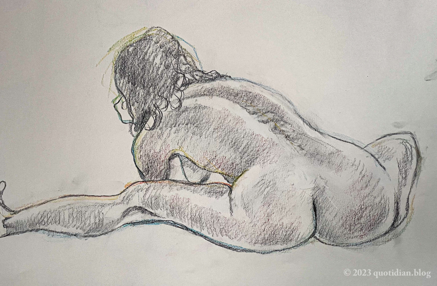 Thursday December 14th (2023) life drawing align=