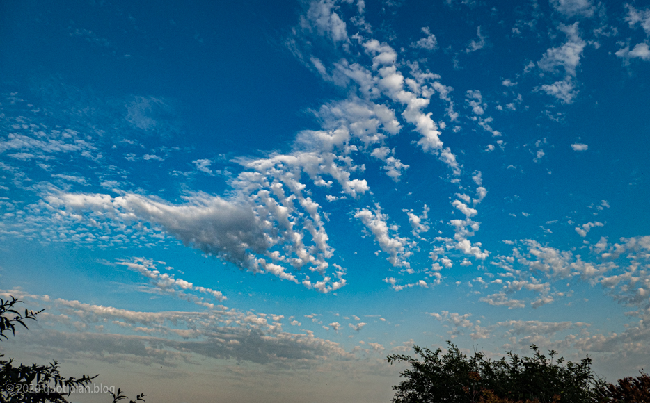 Tuesday September 15th (2020) evening clouds align=