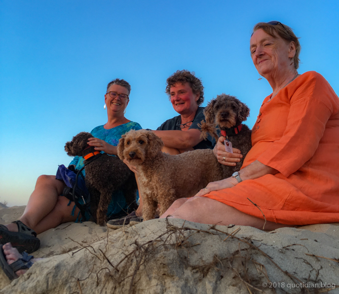 Saturday August 18th (2018) evening beach walk align=