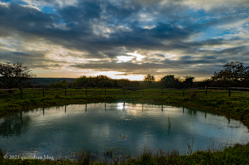 Monday November 13th (2023) dew pond align=