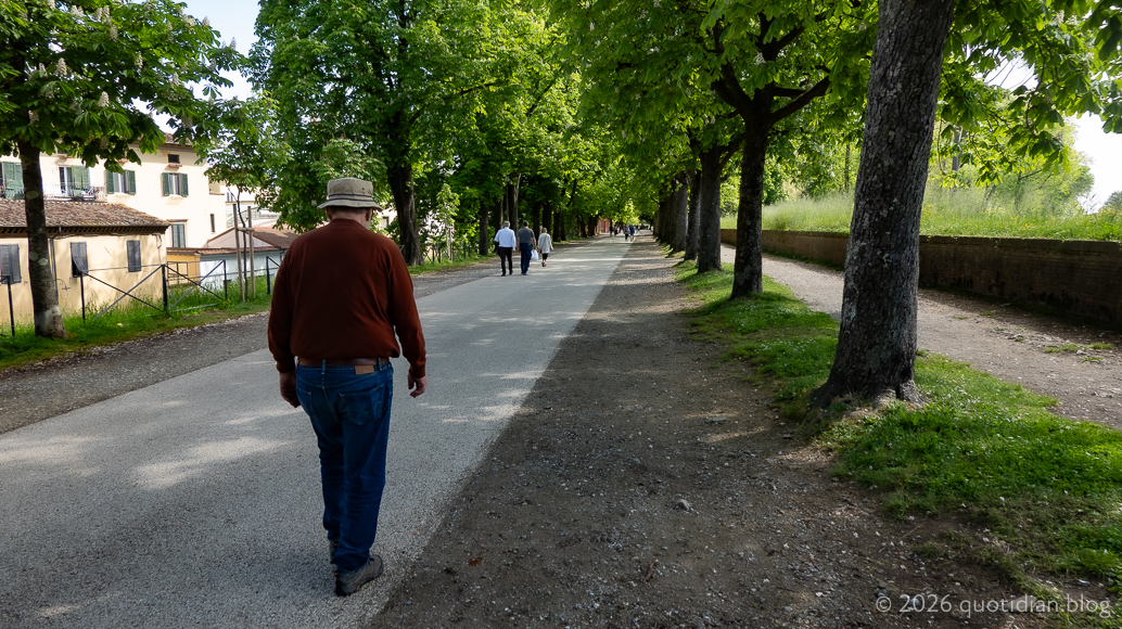 Thursday April 16th (2026) walking the city wall