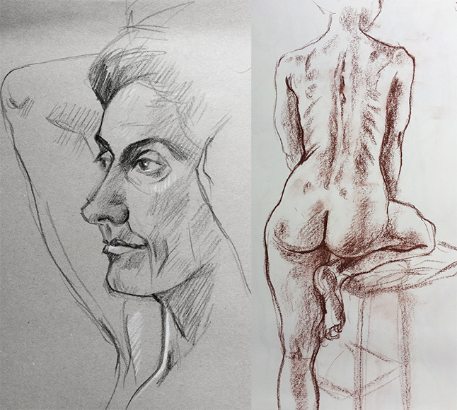 Friday September 8th (2017) life drawing new term align=