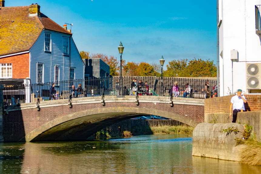 Tuesday October 23rd (2018) cliffe bridge from the river align=