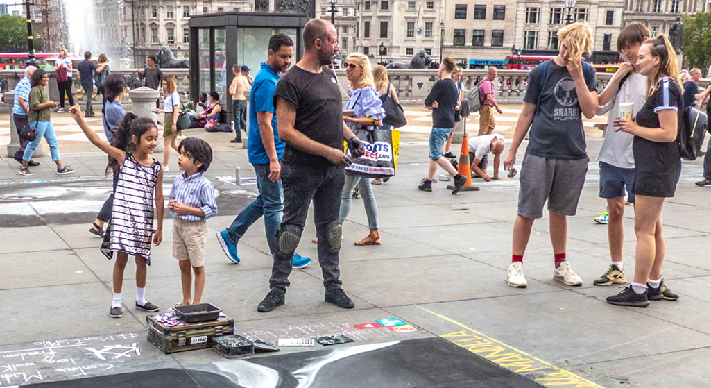 Tuesday July 24th (2018) pavement artist align=