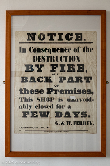 Tuesday October 7th (2025) notice